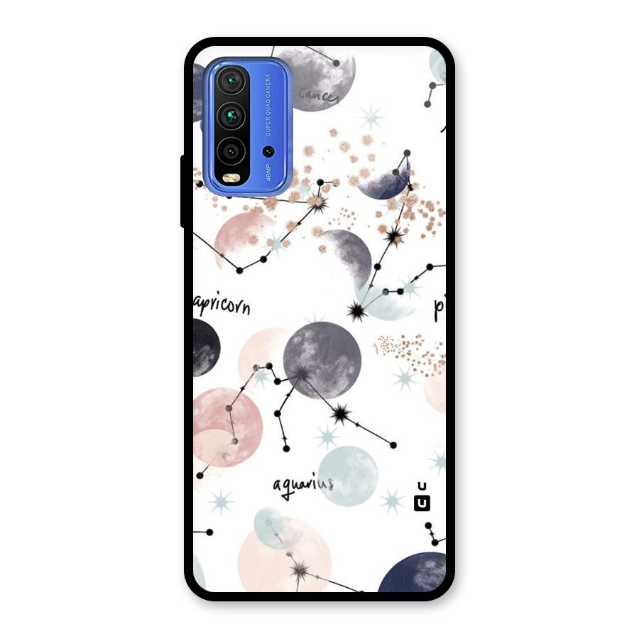 Zodiac Glass Back Case for Redmi 9 Power