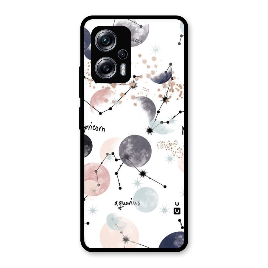 Zodiac Glass Back Case for Redmi K50i