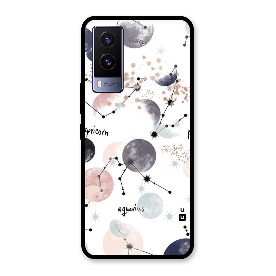 Zodiac Glass Back Case for Vivo V21e 5G