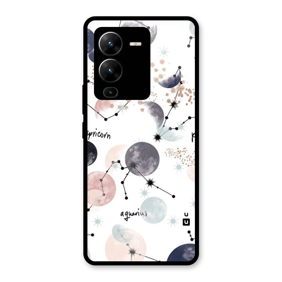 Zodiac Glass Back Case for Vivo V25 Pro