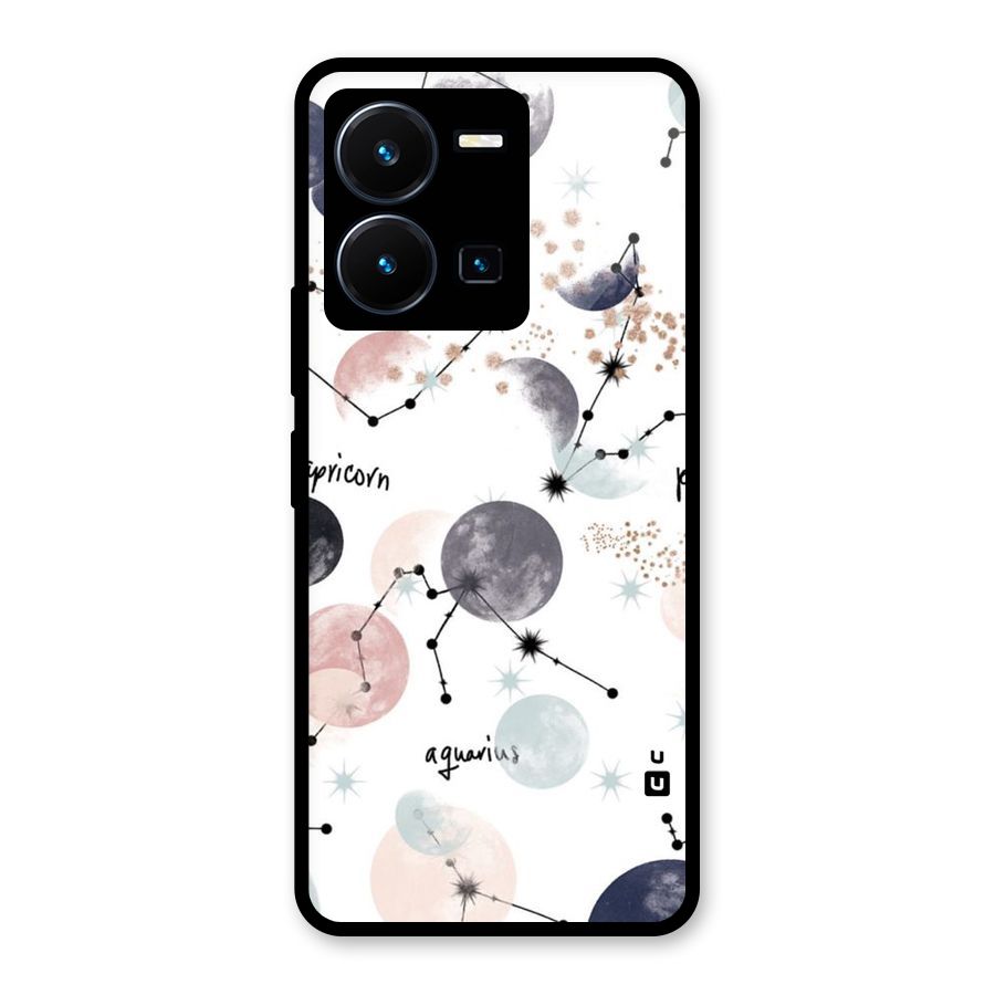 Zodiac Glass Back Case for Vivo Y35