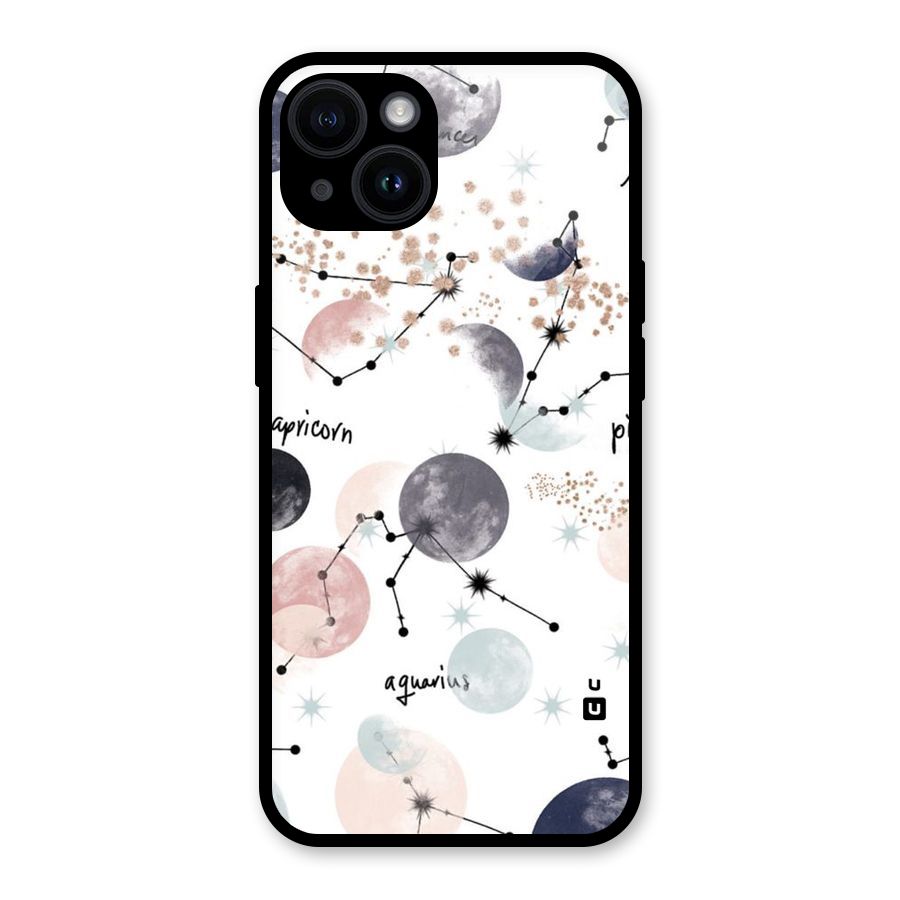 Zodiac Glass Back Case for iPhone 14