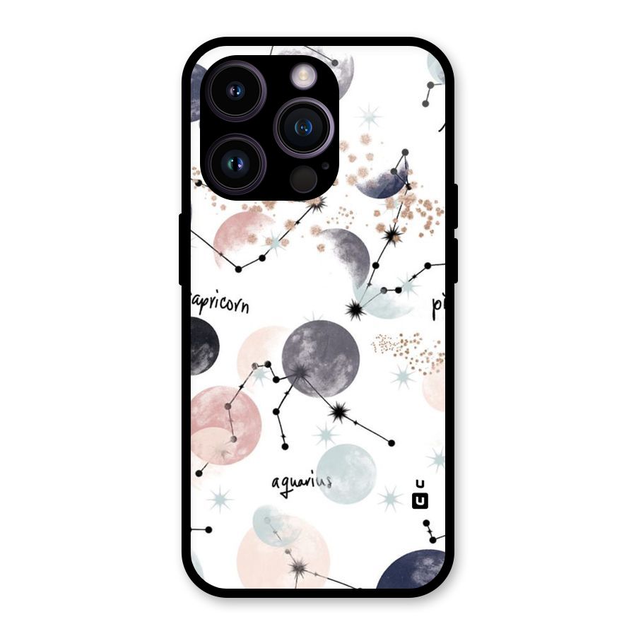 Zodiac Glass Back Case for iPhone 14 Pro