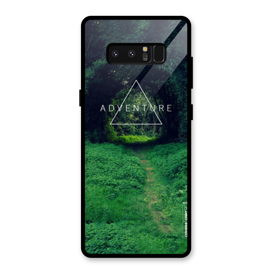 Adventure Take Glass Back Case for Galaxy Note 8
