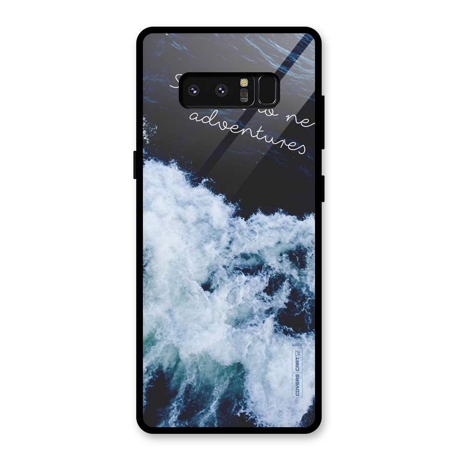 Adventures Glass Back Case for Galaxy Note 8