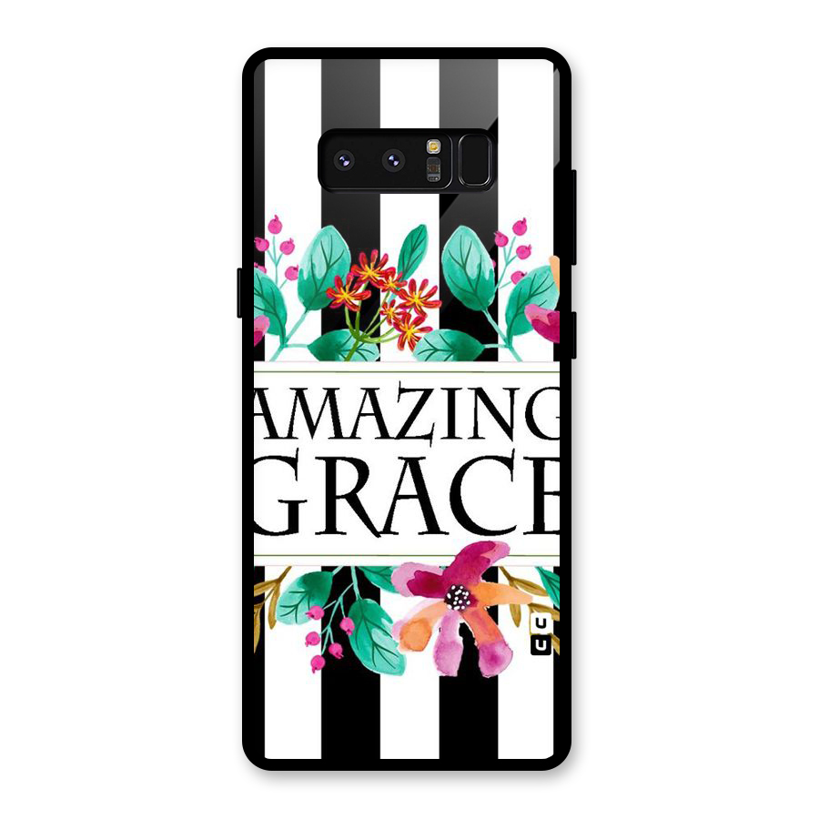 Amazing Grace Glass Back Case for Galaxy Note 8