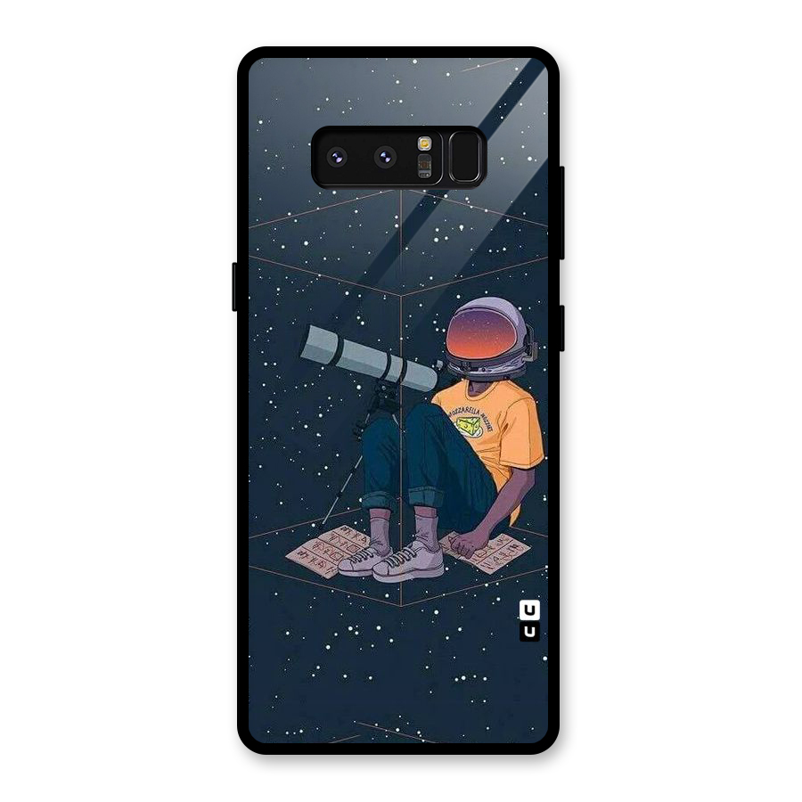 AstroNOT Glass Back Case for Galaxy Note 8