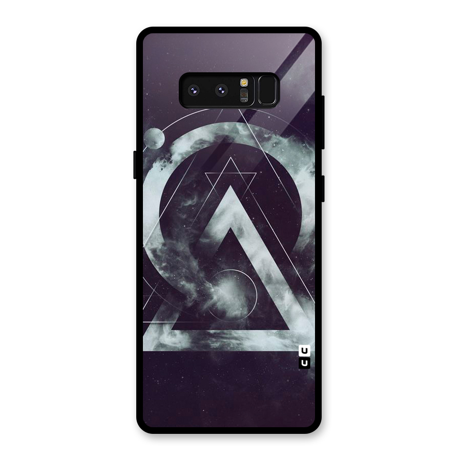 Basic Galaxy Shape Glass Back Case for Galaxy Note 8