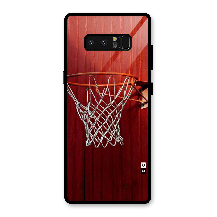 Basket Red Glass Back Case for Galaxy Note 8