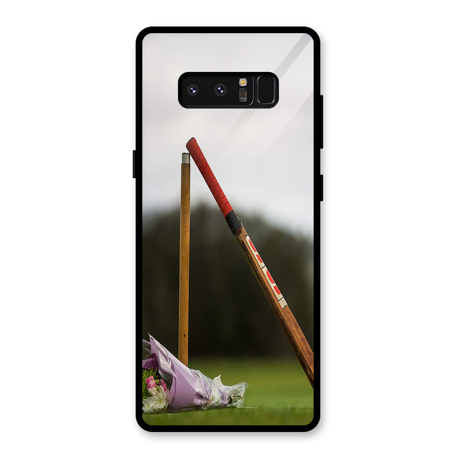 Bat Wicket Glass Back Case for Galaxy Note 8