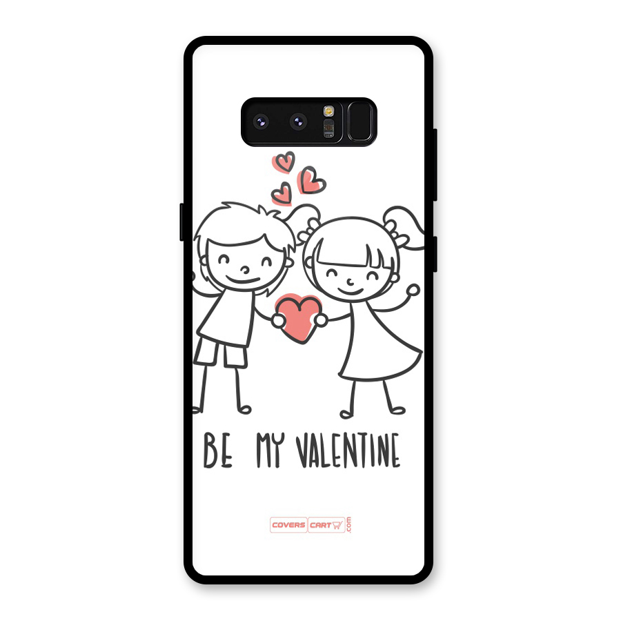 Be My Valentine Glass Back Case for Galaxy Note 8