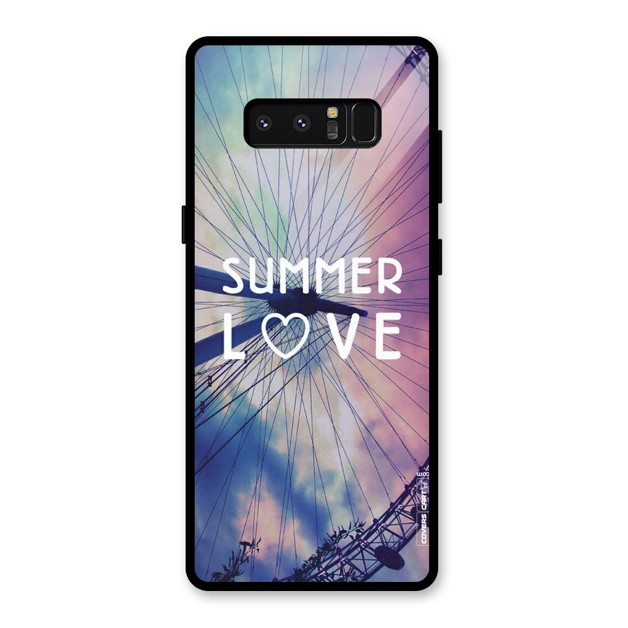 Beach Dreams Glass Back Case for Galaxy Note 8