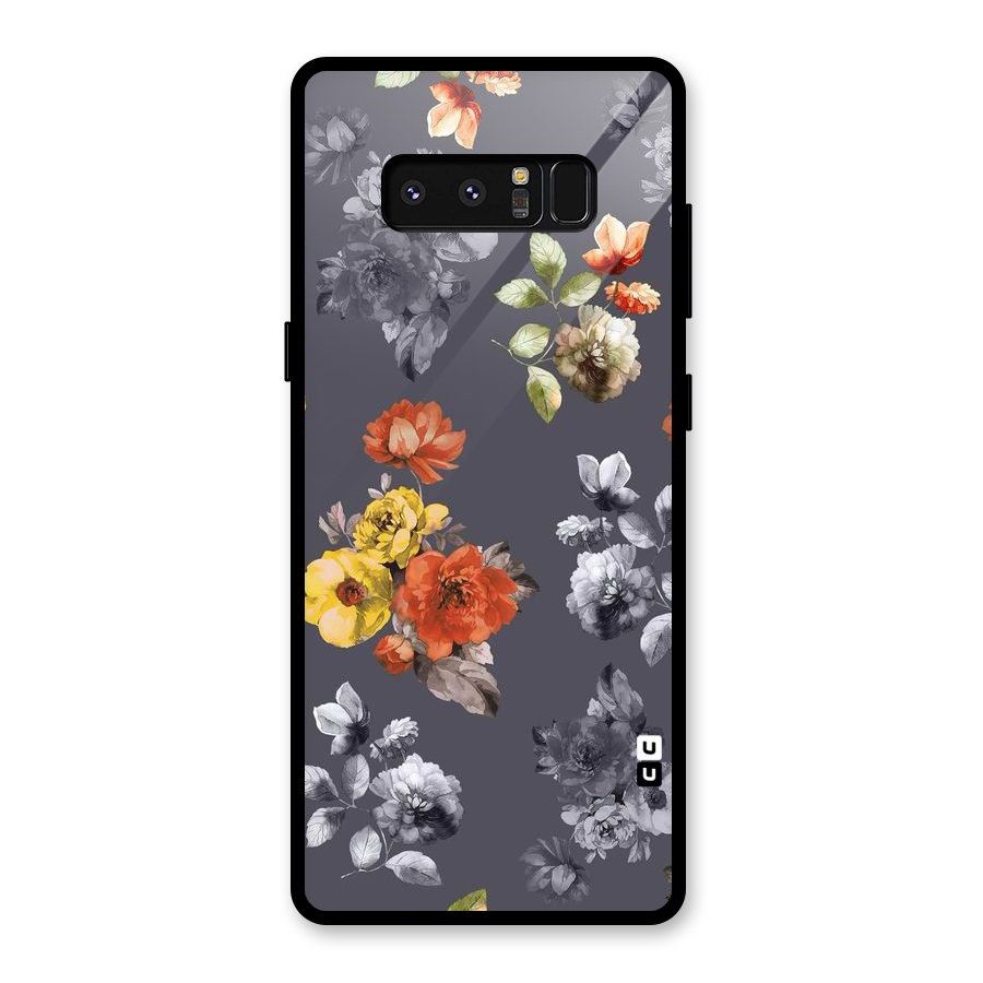 Beauty Art Bloom Glass Back Case for Galaxy Note 8