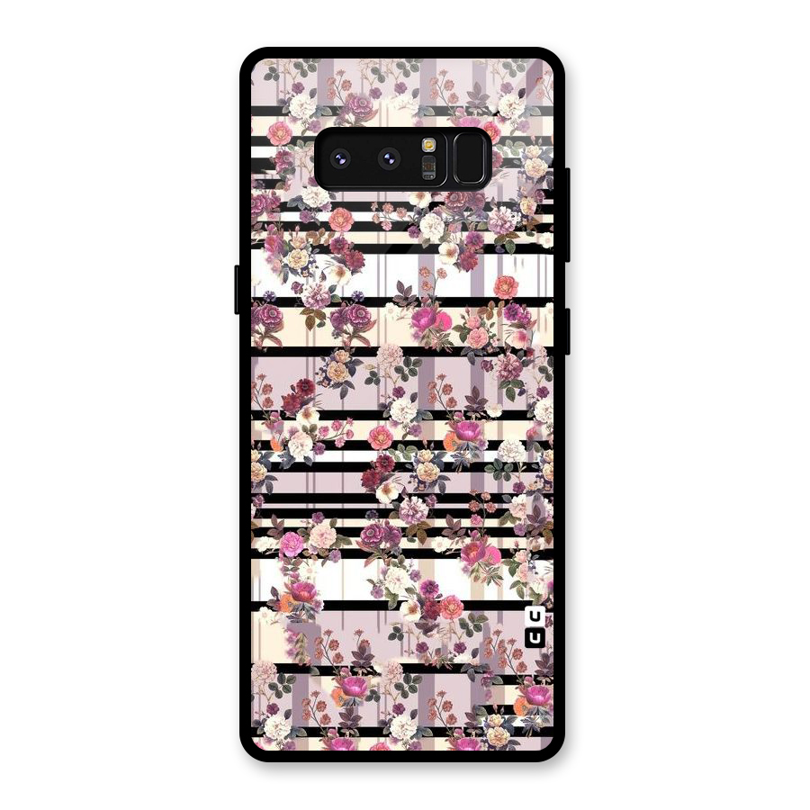 Beauty In Floral Glass Back Case for Galaxy Note 8