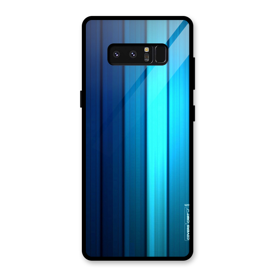 Blue Hues Glass Back Case for Galaxy Note 8