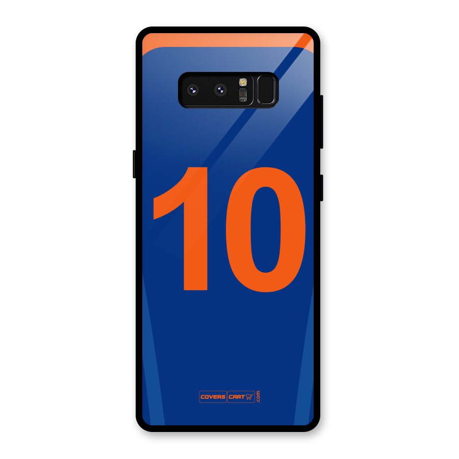 Blue Jersey Glass Back Case for Galaxy Note 8