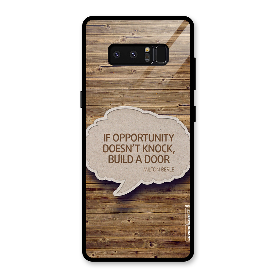 Build Your Door Glass Back Case for Galaxy Note 8