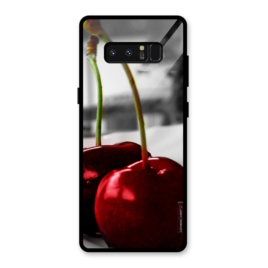 Cherry Photography Glass Back Case for Galaxy Note 8