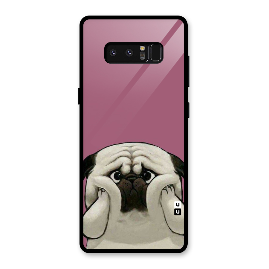 Chubby Doggo Glass Back Case for Galaxy Note 8