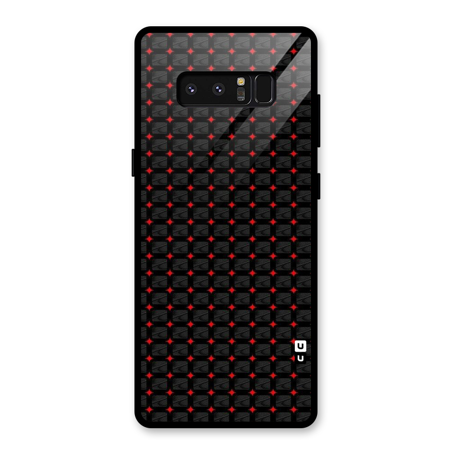 Class With Polka Glass Back Case for Galaxy Note 8