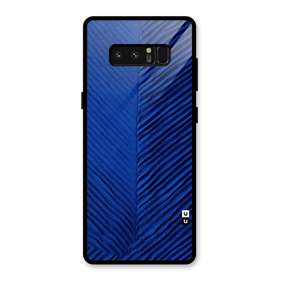 Classy Blues Glass Back Case for Galaxy Note 8