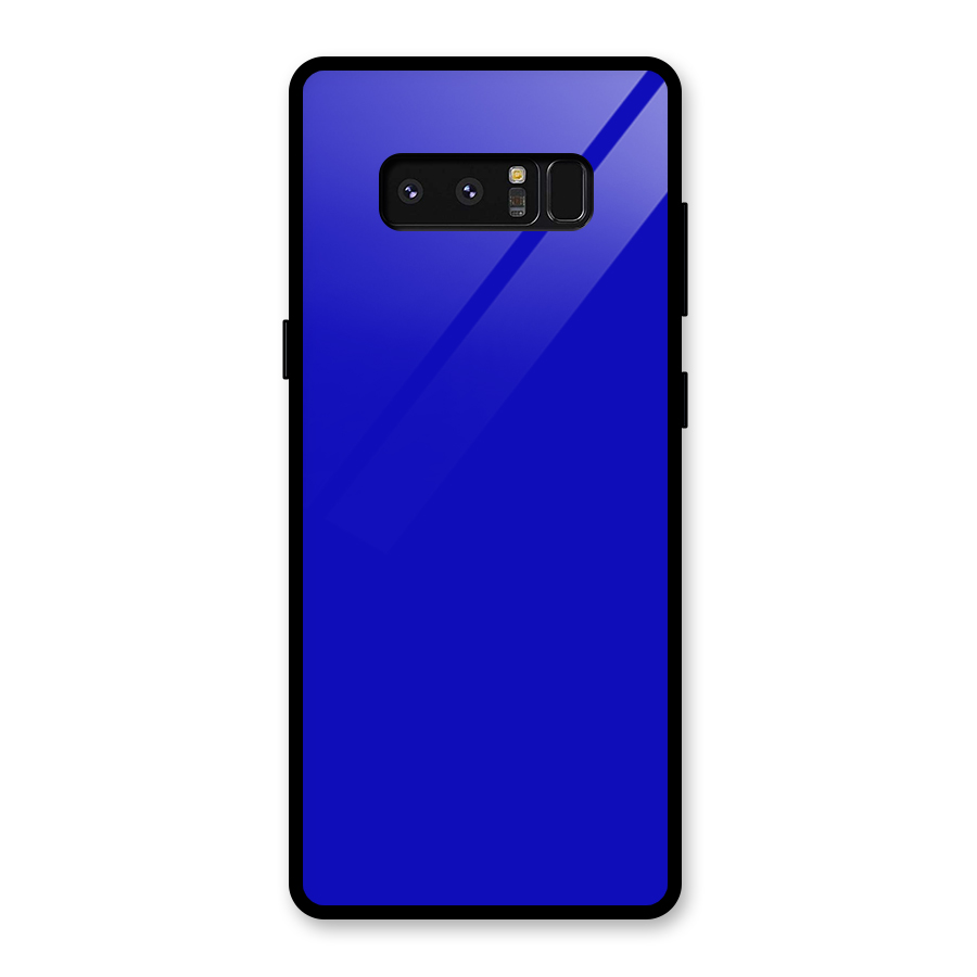Cobalt Blue Glass Back Case for Galaxy Note 8