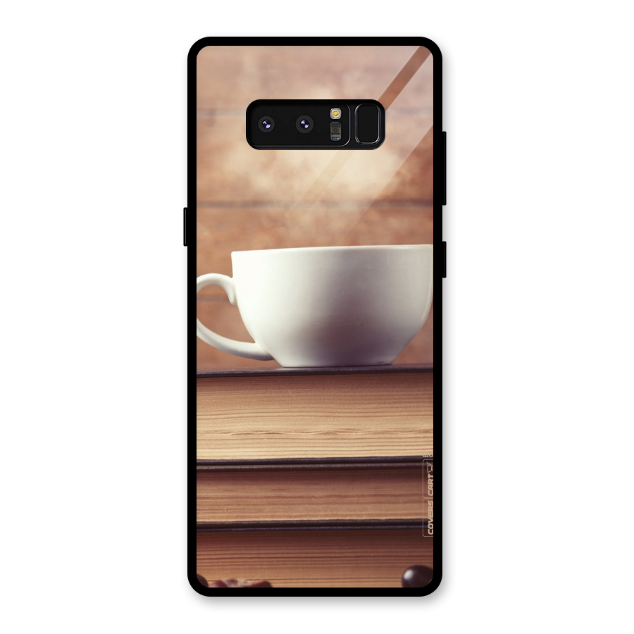 Coffee And Bookworm Glass Back Case for Galaxy Note 8