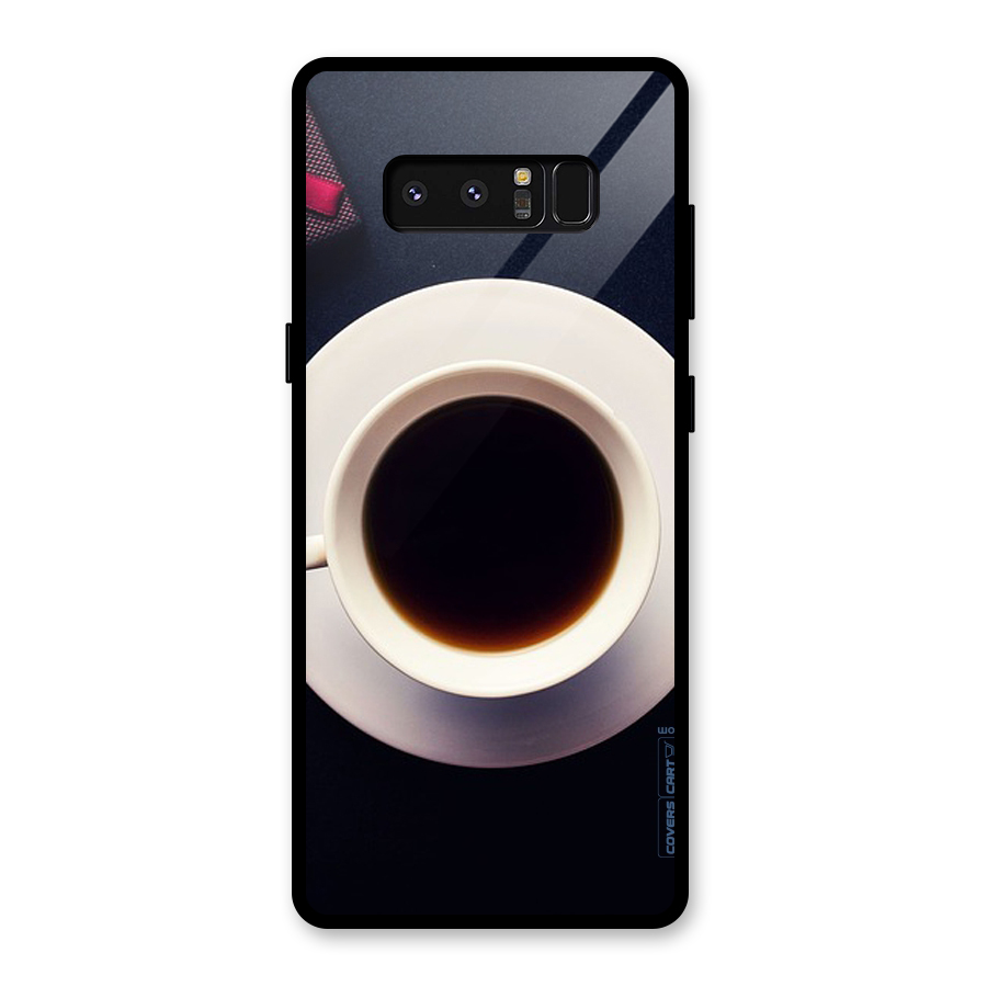 Coffee And Cookies Glass Back Case for Galaxy Note 8