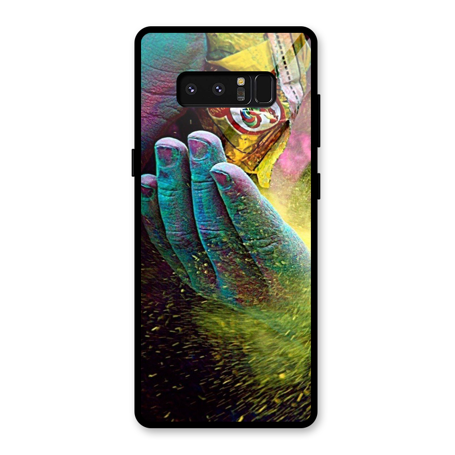 Colours Glass Back Case for Galaxy Note 8