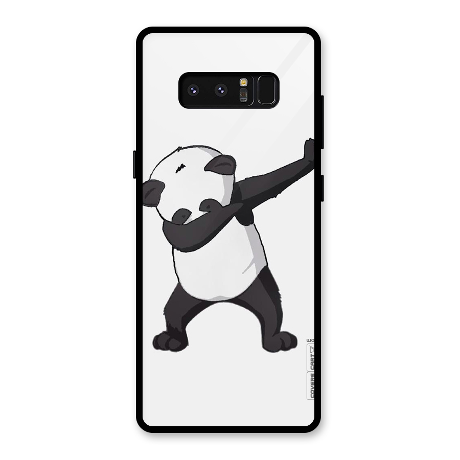 Dab Panda Shoot Glass Back Case for Galaxy Note 8