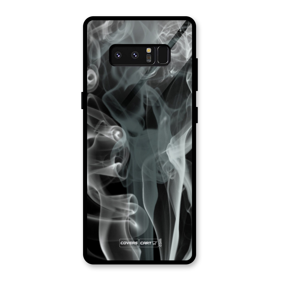 Dense Smoke Glass Back Case for Galaxy Note 8