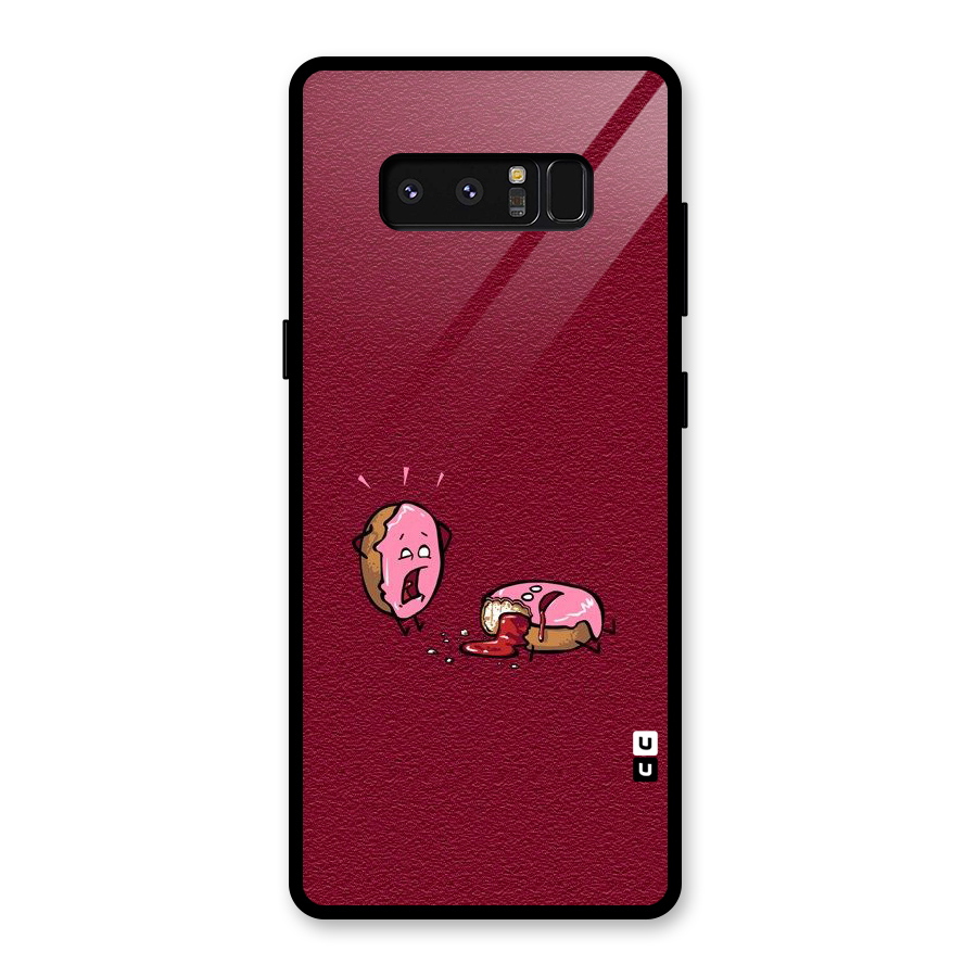 Donut Murder Glass Back Case for Galaxy Note 8