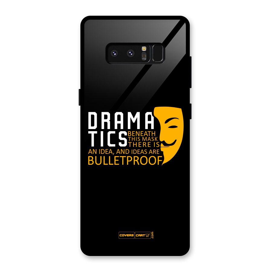 Dramatics Glass Back Case for Galaxy Note 8