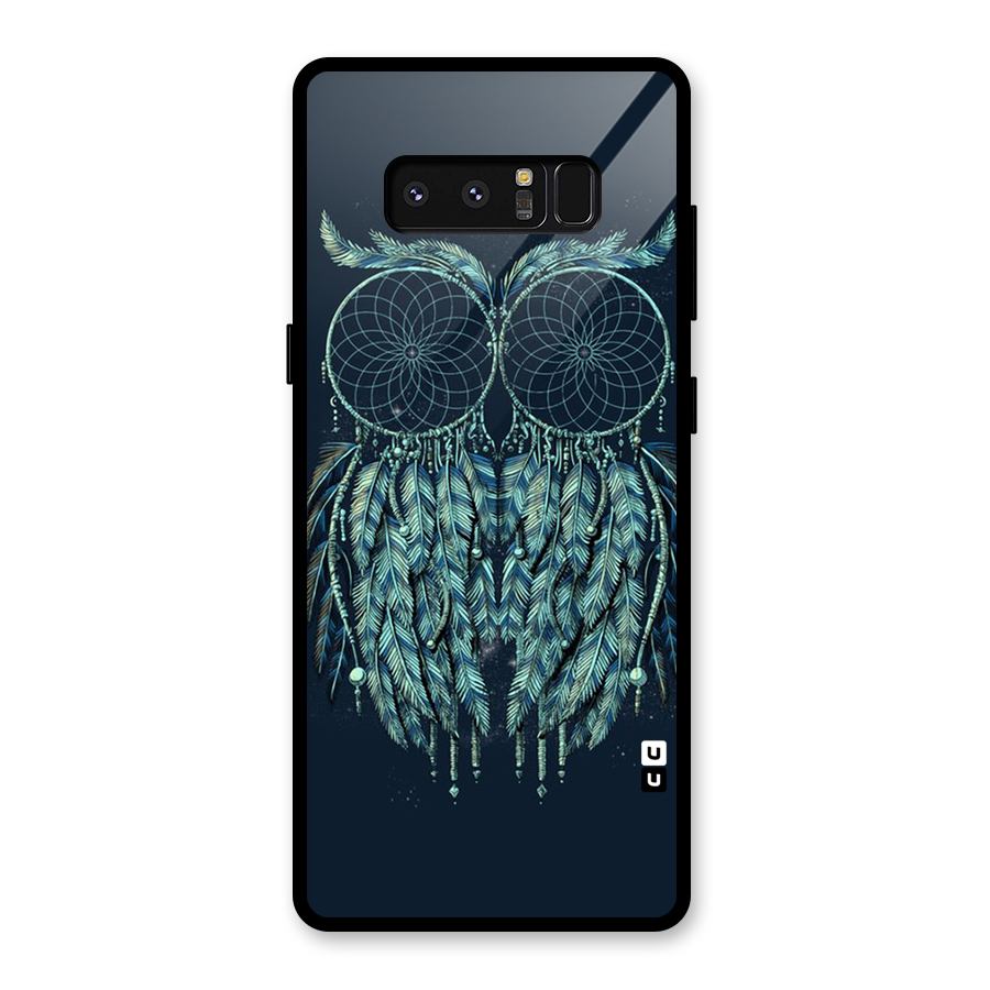 Dreamy Owl Catcher Glass Back Case for Galaxy Note 8