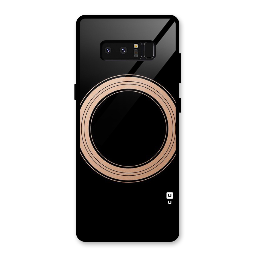 Elite Circle Glass Back Case for Galaxy Note 8