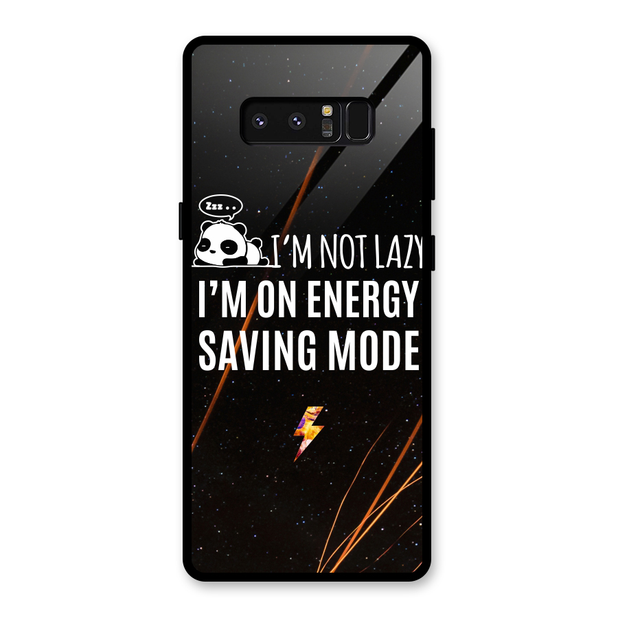 Energy Saving Mode Glass Back Case for Galaxy Note 8