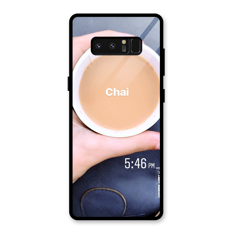 Evening Tea Glass Back Case for Galaxy Note 8