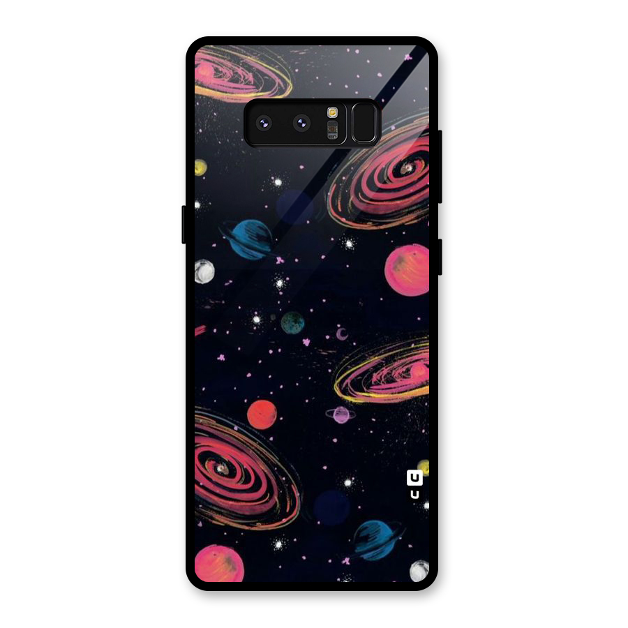 Galaxy Beauty Glass Back Case for Galaxy Note 8