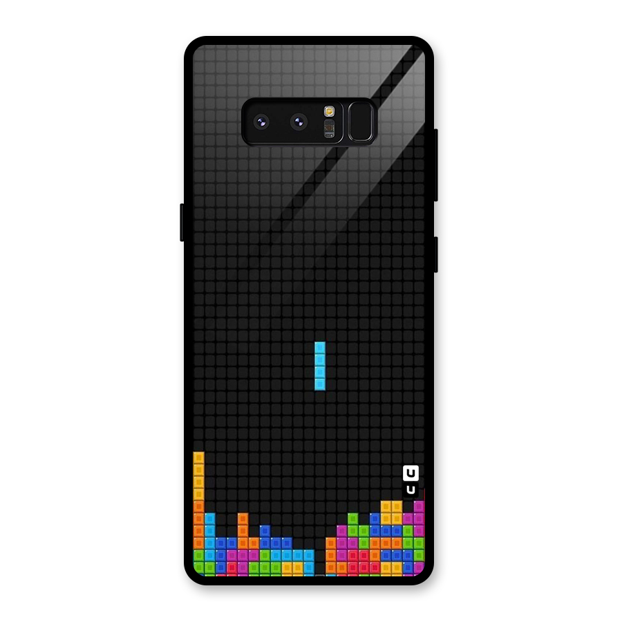 Game Play Glass Back Case for Galaxy Note 8