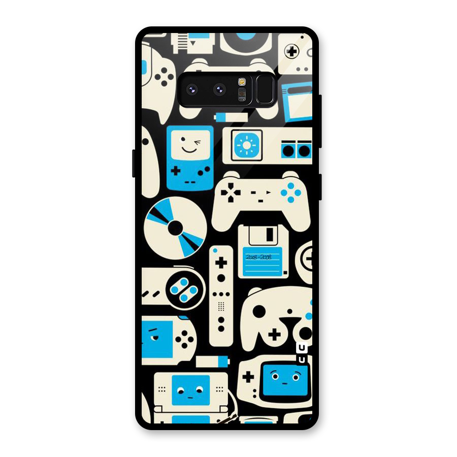 Gamers Glass Back Case for Galaxy Note 8