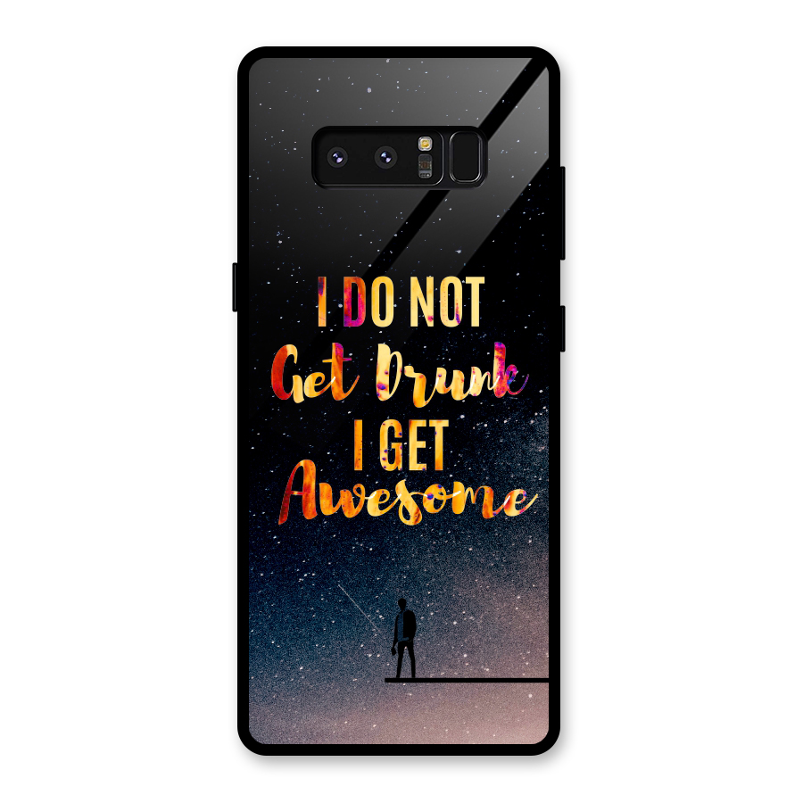 Get Awesome Glass Back Case for Galaxy Note 8