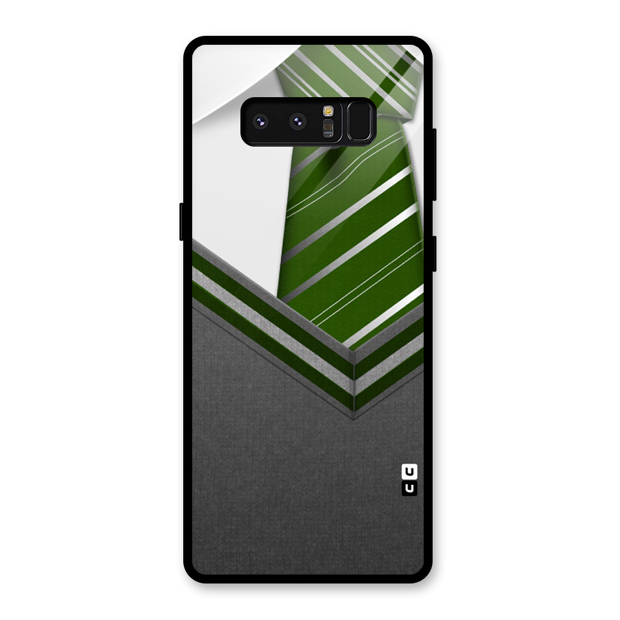 Grey Sweater Glass Back Case for Galaxy Note 8
