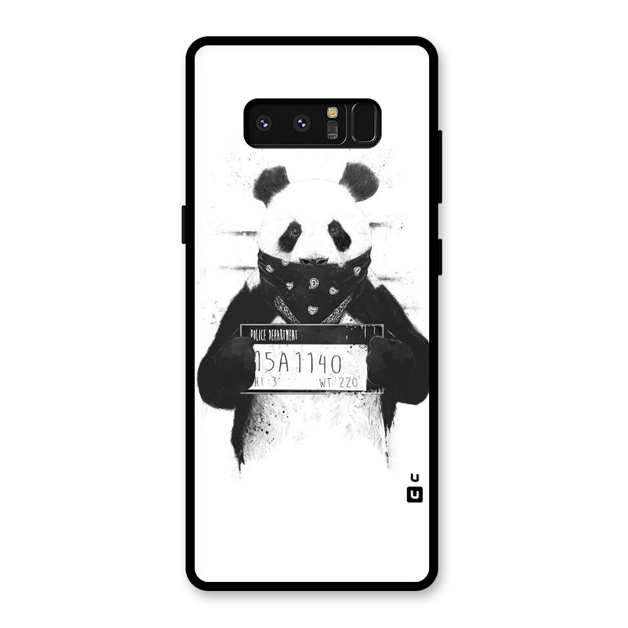 Guilty Panda Glass Back Case for Galaxy Note 8