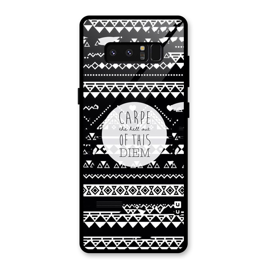 Hell Diem Glass Back Case for Galaxy Note 8