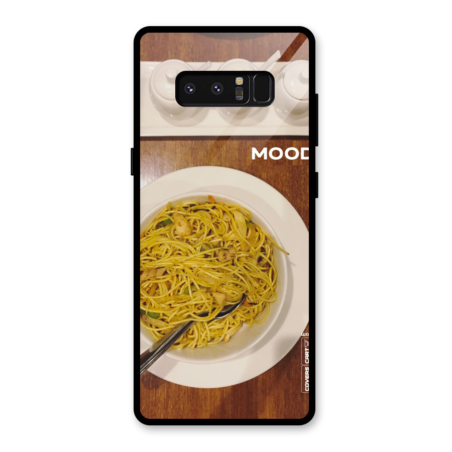 Hogging Mood Glass Back Case for Galaxy Note 8