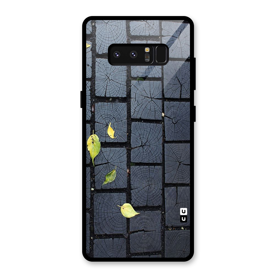 Leaf On Floor Glass Back Case for Galaxy Note 8