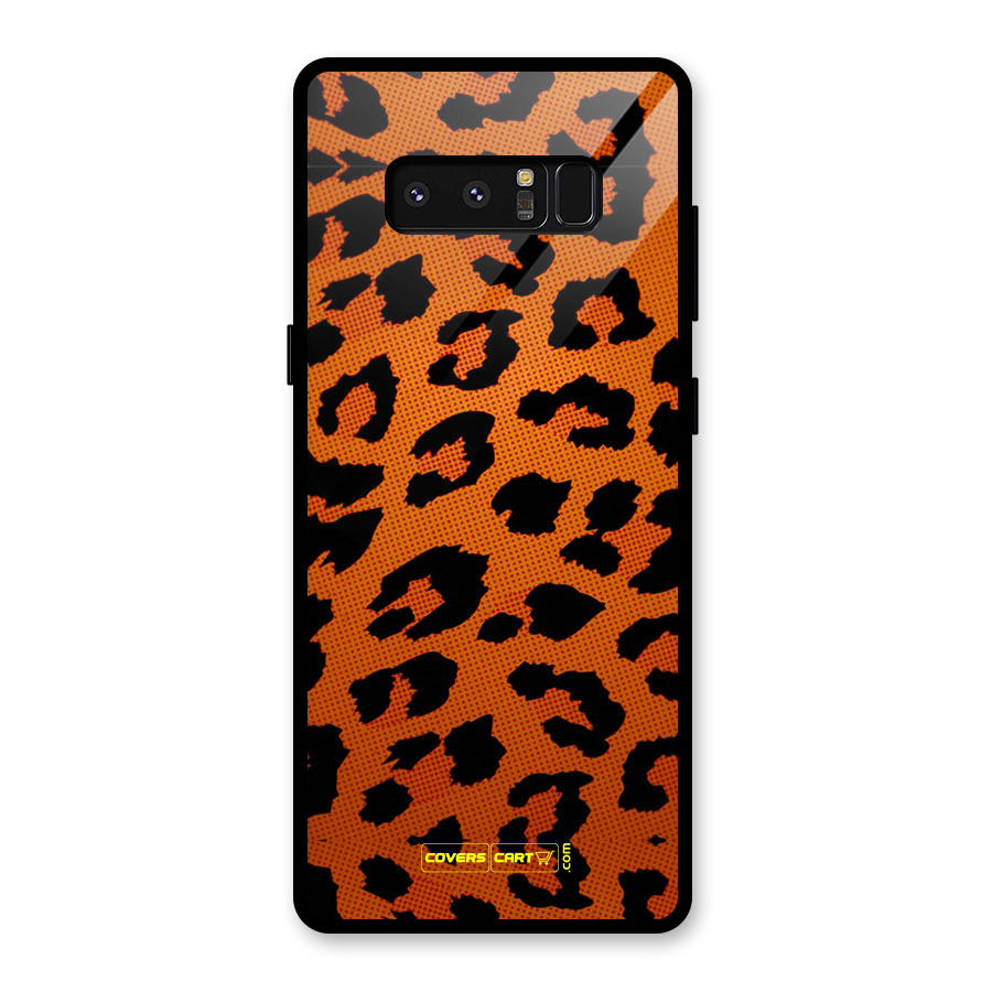 Leopard Glass Back Case for Galaxy Note 8