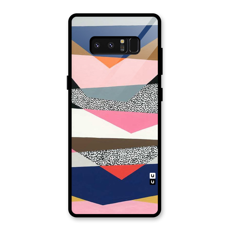 Lethal Abstract Glass Back Case for Galaxy Note 8
