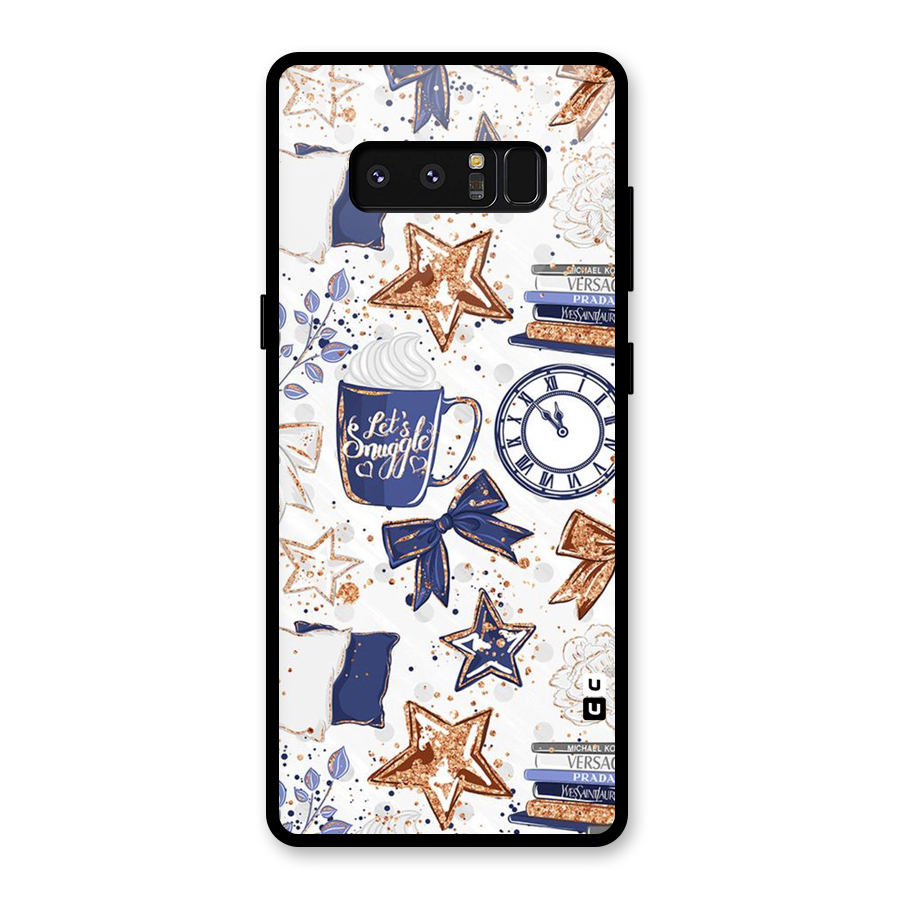 Lets Snuggle Glass Back Case for Galaxy Note 8