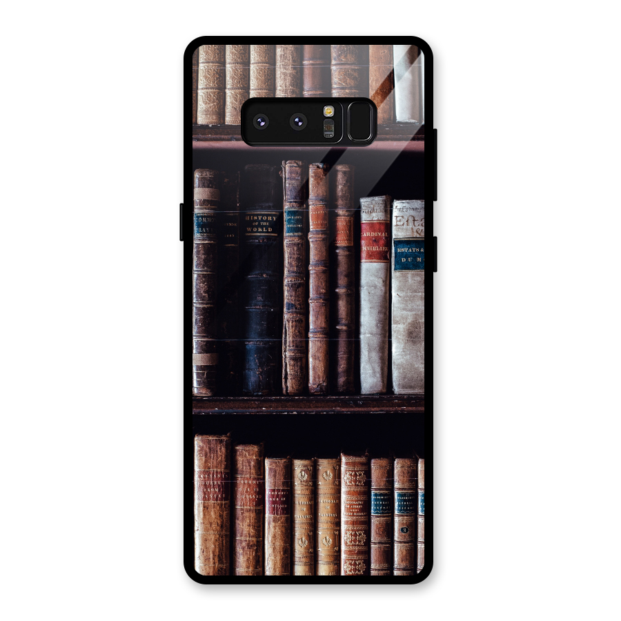 Library Love Glass Back Case for Galaxy Note 8